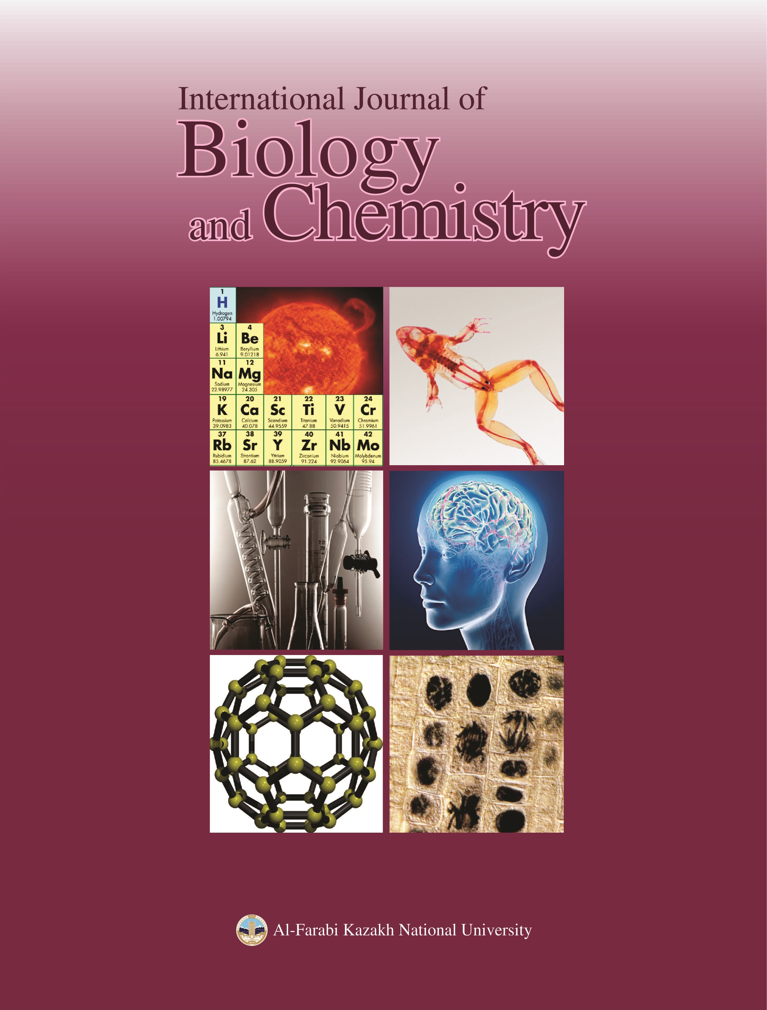 					View Vol. 6 No. 2 (2013): International Journal of Biology and Chemistry
				