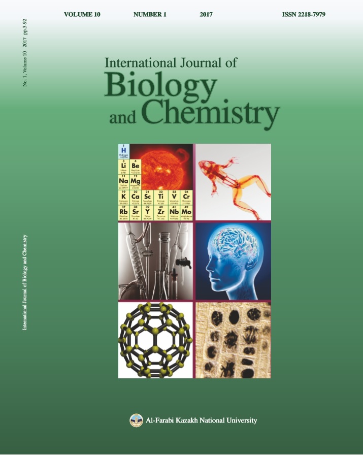 					View Vol. 10 No. 1 (2017): International Journal of Biology and Chemistry
				