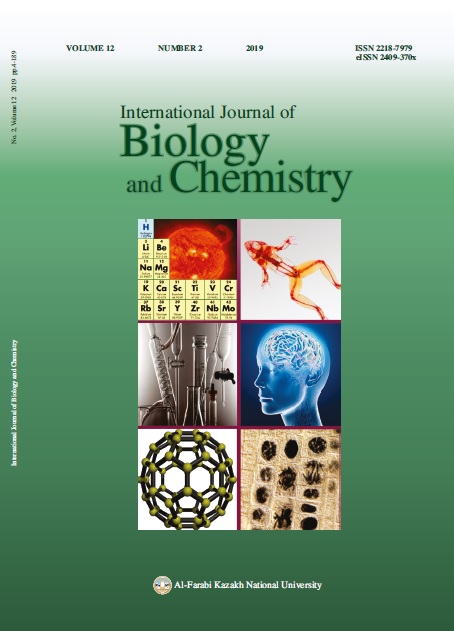 					View Vol. 12 No. 2 (2019): International Journal of Biology and Chemistry
				