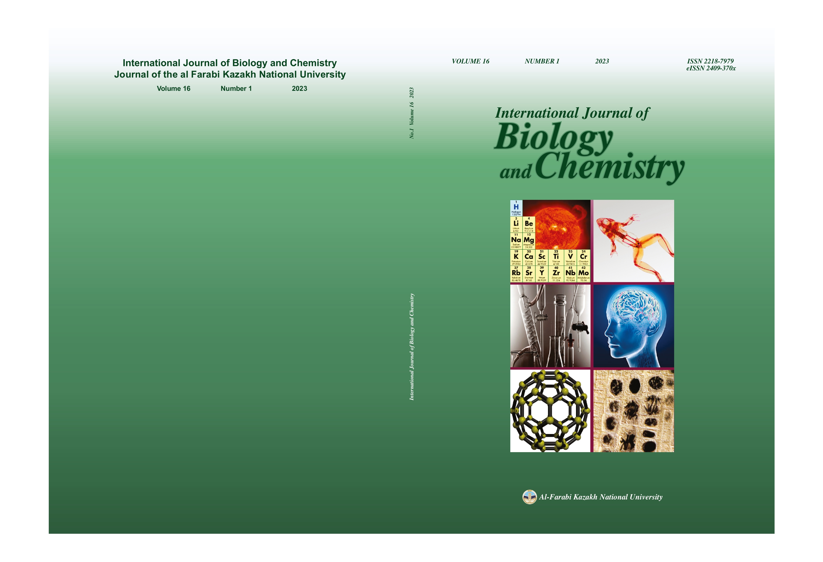 					View Vol. 16 No. 1 (2023): International Journal of Biology and Chemistry
				